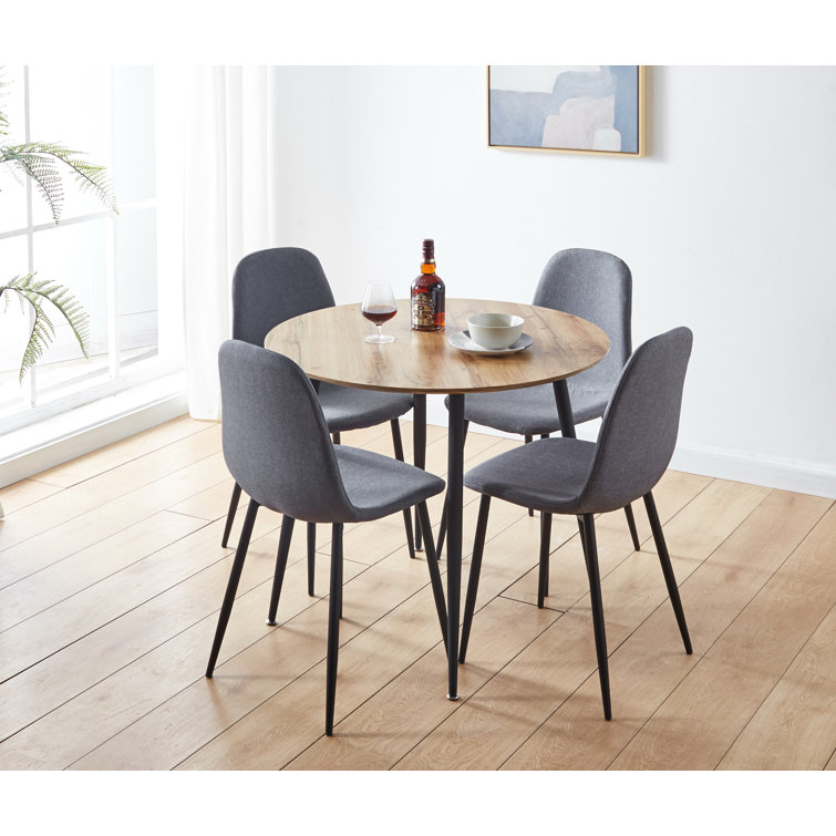 Wayfair black deals wood dining chairs